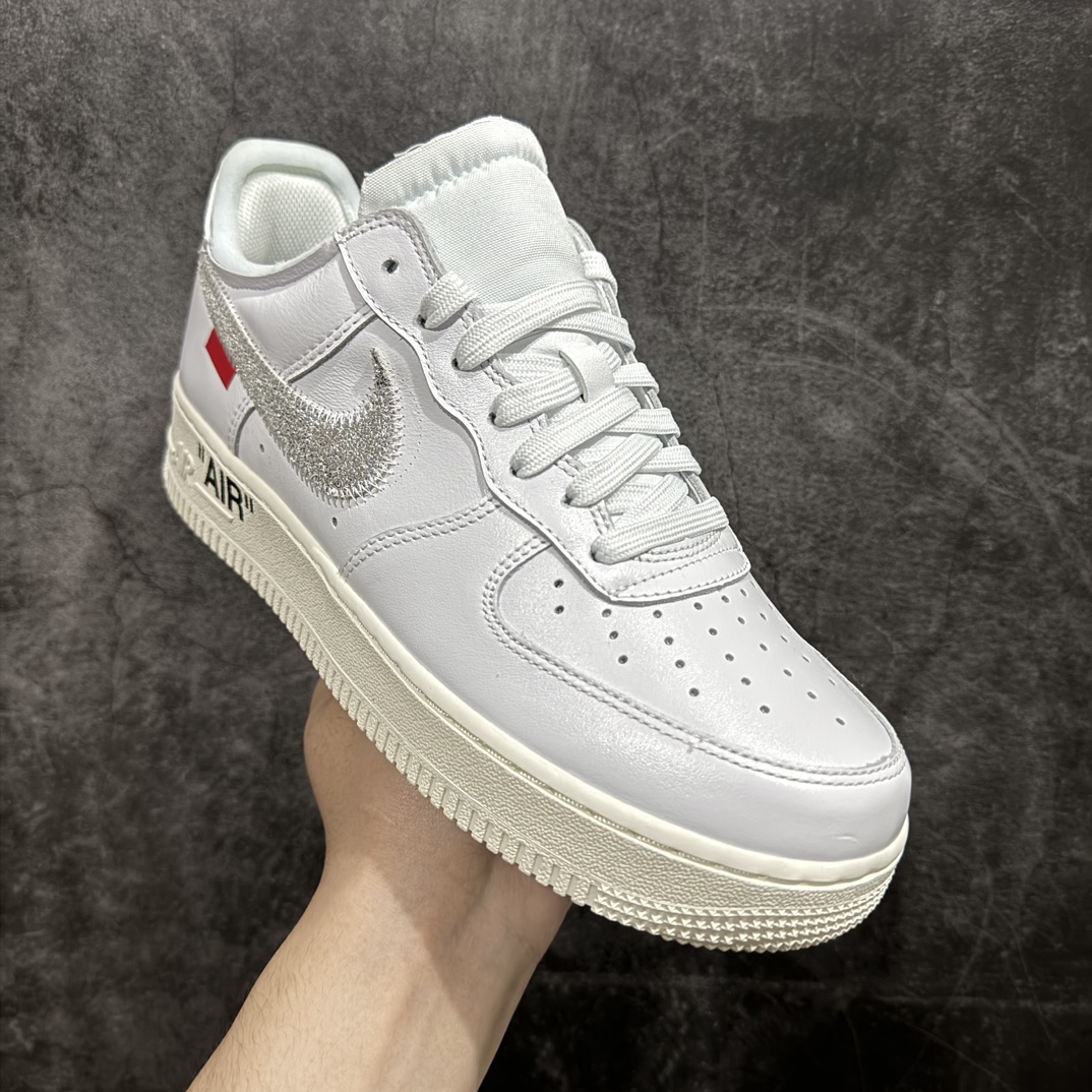 图片[3]-【YH版本】 Off-White x NK Air Force 1 Low空军一号低帮OW联名白银勾 货号：AO4297-100  尺码：39 40 40.5 41 42 42.5 43 44 44.5 45 46 47.5 编码：DF350380-鞋库