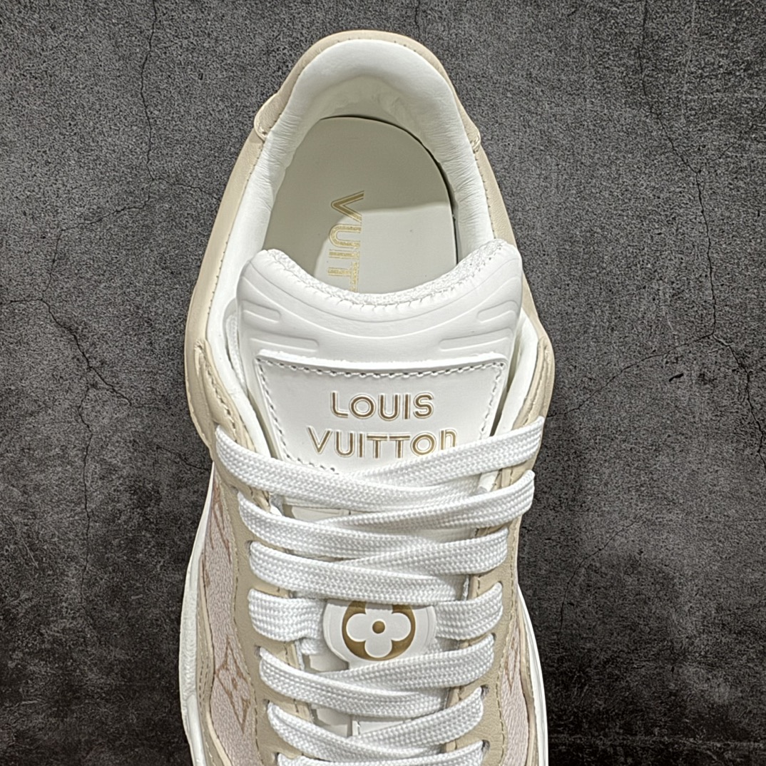 图片[8]-【广东纯原版本】2024ss 春夏新品 路易威登Louis Vuitton Groovy Platform Low Sneaker 时髦增高系列低帮松糕厚底百搭德训风休闲小白运动鞋“皮革白灰橙尾压纹LV老花” 尺码：35-41nn女鞋广东原产n配置抽屉礼品鞋盒及包装说明书n防尘布袋物件(附送快递加固牛皮纸外盒!!)n采用固色牛反绒组合头层皮革饰片鞋面材质n高密度电脑车线工艺小牛真皮内里贴附PU超软脚感乳胶鞋垫n外置隔色TPU厚实高弹橡胶鞋底 编码：KH390420-鞋库