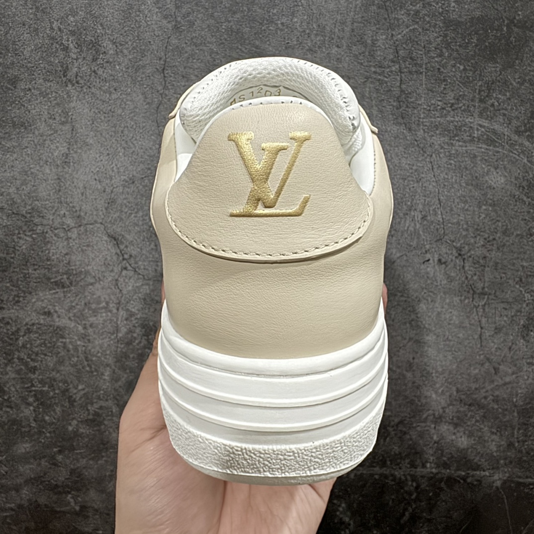 图片[4]-【广东纯原版本】2024ss 春夏新品 路易威登Louis Vuitton Groovy Platform Low Sneaker 时髦增高系列低帮松糕厚底百搭德训风休闲小白运动鞋“皮革白灰橙尾压纹LV老花” 尺码：35-41nn女鞋广东原产n配置抽屉礼品鞋盒及包装说明书n防尘布袋物件(附送快递加固牛皮纸外盒!!)n采用固色牛反绒组合头层皮革饰片鞋面材质n高密度电脑车线工艺小牛真皮内里贴附PU超软脚感乳胶鞋垫n外置隔色TPU厚实高弹橡胶鞋底 编码：KH390420-鞋库