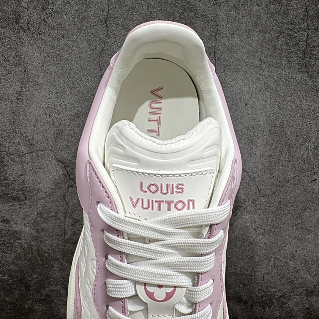 图片[8]-【广东纯原版本】2024ss 春夏新品 路易威登Louis Vuitton Groovy Platform Low Sneaker 时髦增高系列低帮松糕厚底百搭德训风休闲小白运动鞋“皮革白灰橙尾压纹LV老花” 尺码：35-41nn女鞋广东原产n配置抽屉礼品鞋盒及包装说明书n防尘布袋物件(附送快递加固牛皮纸外盒!!)n采用固色牛反绒组合头层皮革饰片鞋面材质n高密度电脑车线工艺小牛真皮内里贴附PU超软脚感乳胶鞋垫n外置隔色TPU厚实高弹橡胶鞋底 编码：KH390420-鞋库