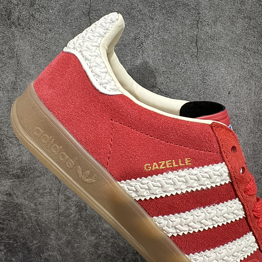 图片[7]-【正确版】AD Gazelle Indoor Trainers 红白n 羚羊内训系列低帮复古百搭休闲运动德训风板鞋 IF1808n90年代经典的复刻版！自60年代以足球训练鞋面世以来,Gazelle就以其经典设计席卷全球。1991年版本的复刻,再造经典Gazelle。采用皮革打造,搭配浊色细节,让这款经典更加简约。 尺码：36 36⅔ 37⅓ 38 38⅔ 39⅓ 40 40⅔ 41⅓ 42 42⅔ 43⅓ 44 45 编码：DZ230250-鞋库