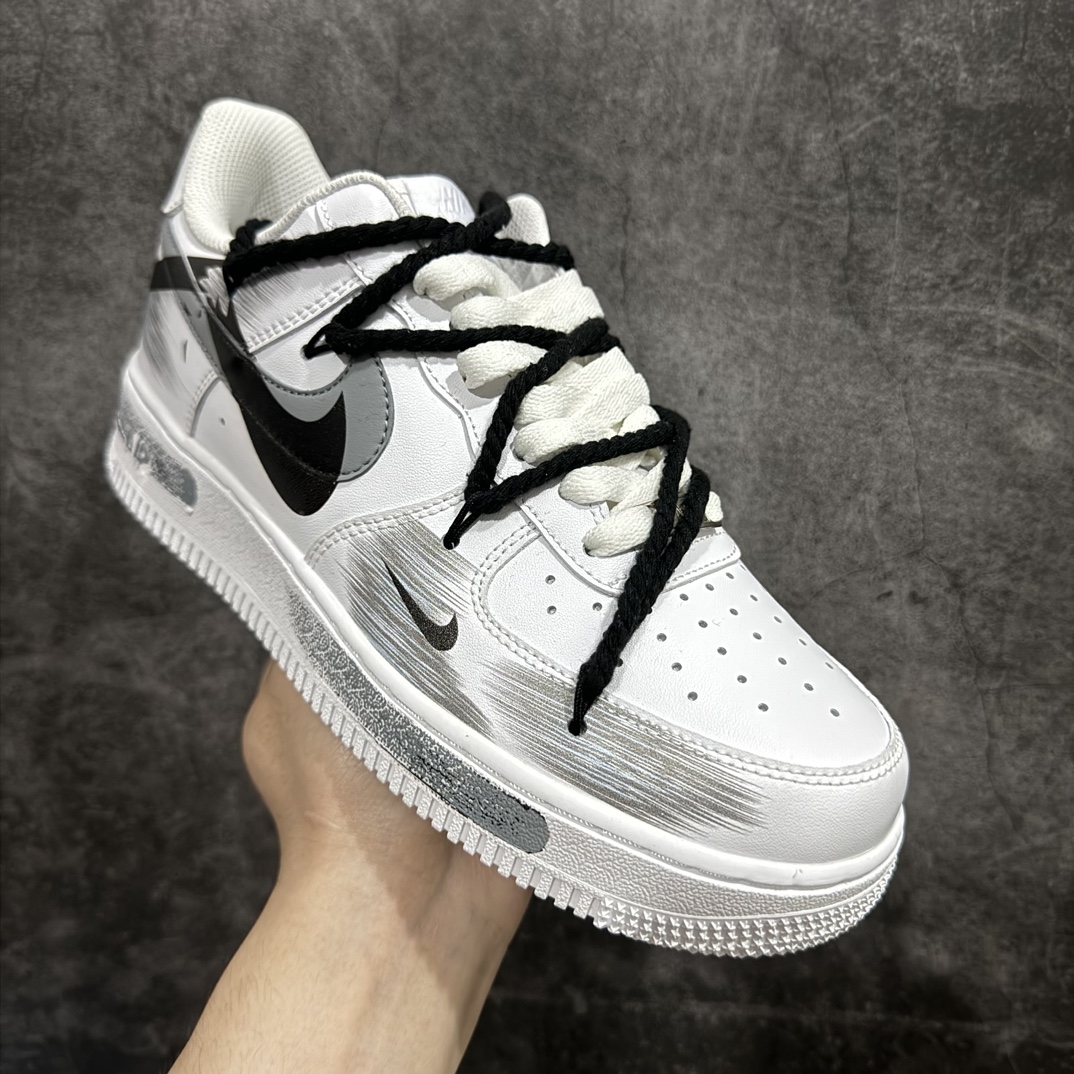 图片[3]-【公司级】Nike Air Force 1 Low 07 手绘 断裂时空 三钩阴影 结构 水泥灰n原楦头原纸板 打造纯正低帮空军版型 专注外贸渠道 全掌内置蜂窝气垫原盒配件 原厂中底钢印、拉帮完美官方货号：ZH0316 011 Size：36 36.5 37.5 38 38.5 39 40 40.5 41 42 42.5 43 44 44.5 45 编码：HGX310320-莆田鞋批发中心