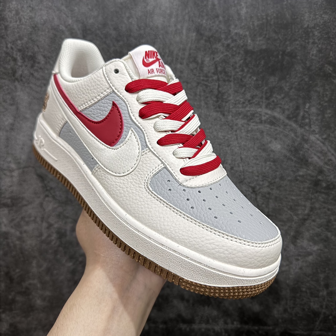 图片[3]-【公司级】小红书爆款 官方同步ID定制 原装版本 Nike Air Force 1 Low \’07 米白红双勾 空军一号低帮休闲板鞋 定制皮料 原楦原纸板 纯正版型 清洁度完美 内置全掌气垫货号：CC2569-022Size：36 36.5 37.5 38 38.5 39 40 40.5 41 42 42.5 43 44 44.5 45 编码：HXS250260-鞋库