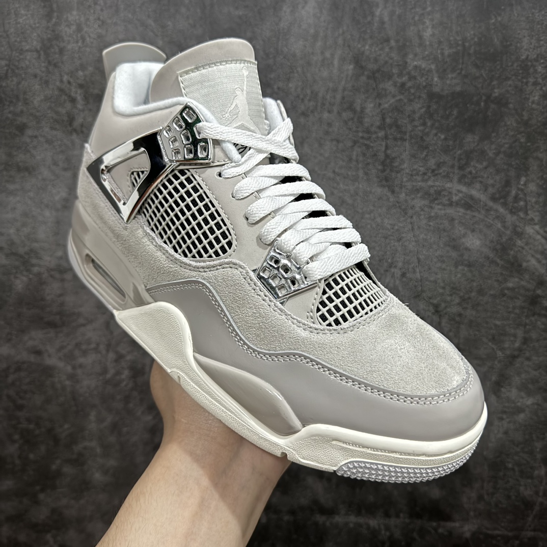 图片[3]-【原厂版】Air Jordan AJ4 乔4 Retro 电镀银 AQ9129-001nn全新升级改良 原鞋原楦原纸板同源开发 完美呈现乔4的版型 内侧正确双色网格 还原细节 原厂皮料 正确气垫颜色 正确网格工艺 正确拉帮工艺 全鞋原装材料制作 原档案原模具打造 支持全方位与正品对比  尺码：40 40.5 41 42 42.5 43 44 44.5 45 46 47.5 编码；X10380420-鞋库