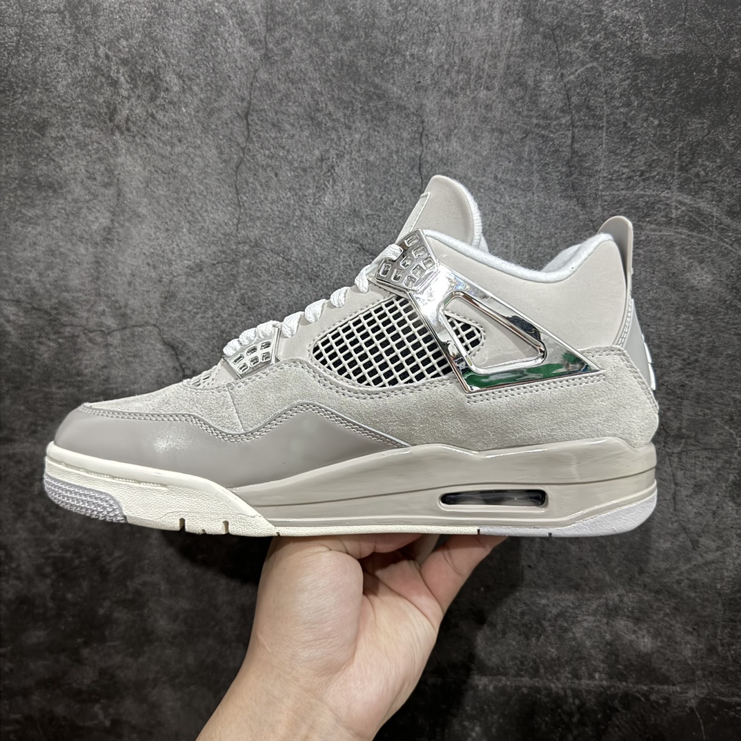 图片[2]-【原厂版】Air Jordan AJ4 乔4 Retro 电镀银 AQ9129-001nn全新升级改良 原鞋原楦原纸板同源开发 完美呈现乔4的版型 内侧正确双色网格 还原细节 原厂皮料 正确气垫颜色 正确网格工艺 正确拉帮工艺 全鞋原装材料制作 原档案原模具打造 支持全方位与正品对比  尺码：40 40.5 41 42 42.5 43 44 44.5 45 46 47.5 编码；X10380420-鞋库