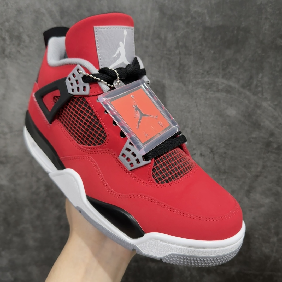 纯原AirJordanAJ4Retro愤怒公牛红色308497-603圈内最强四代独家外贸特供尺码含45