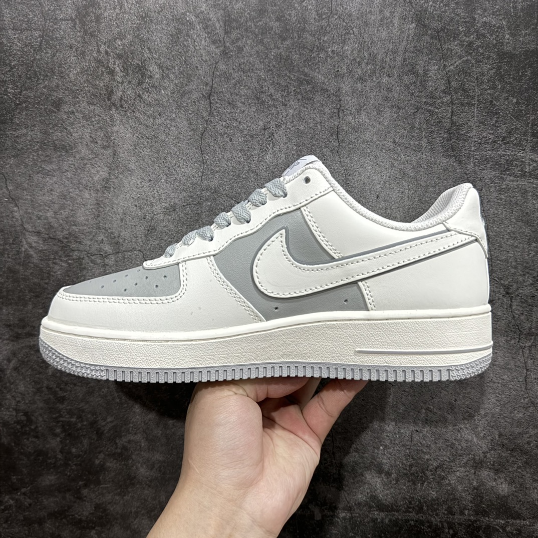 图片[2]-【公司级】小红书爆款 公司级 Nike Air Force 1 Low \’07 白灰拼接 低帮空军一号休闲板鞋  定制皮料 原楦原纸板 纯正空军版型 高清洁度 内置全掌气垫货号：AV0303-726Size：36 36.5 37.5 38 38.5 39 40 40.5 41 42 42.5 43 44 44.5 45 编码：HXS250260-鞋库