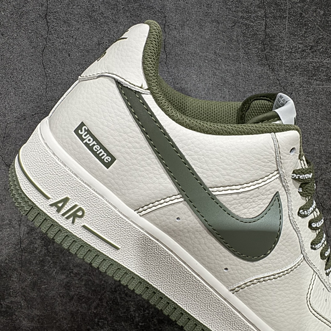 图片[7]-【公司级】Nike Air Force 1 07 Low “米白灰”supreme联名空军一号低帮休闲板鞋 3M反光 定制皮料 原盒原包装 原楦头原纸板 纯正版型 正品NFC感应芯片 内置全掌气垫货号：SU0220-007SIZE：36 36.5 37.5 38 38.5 39 40 40.5 41 42 42.5 43 44 44.5 45 编码：LF250260-鞋库