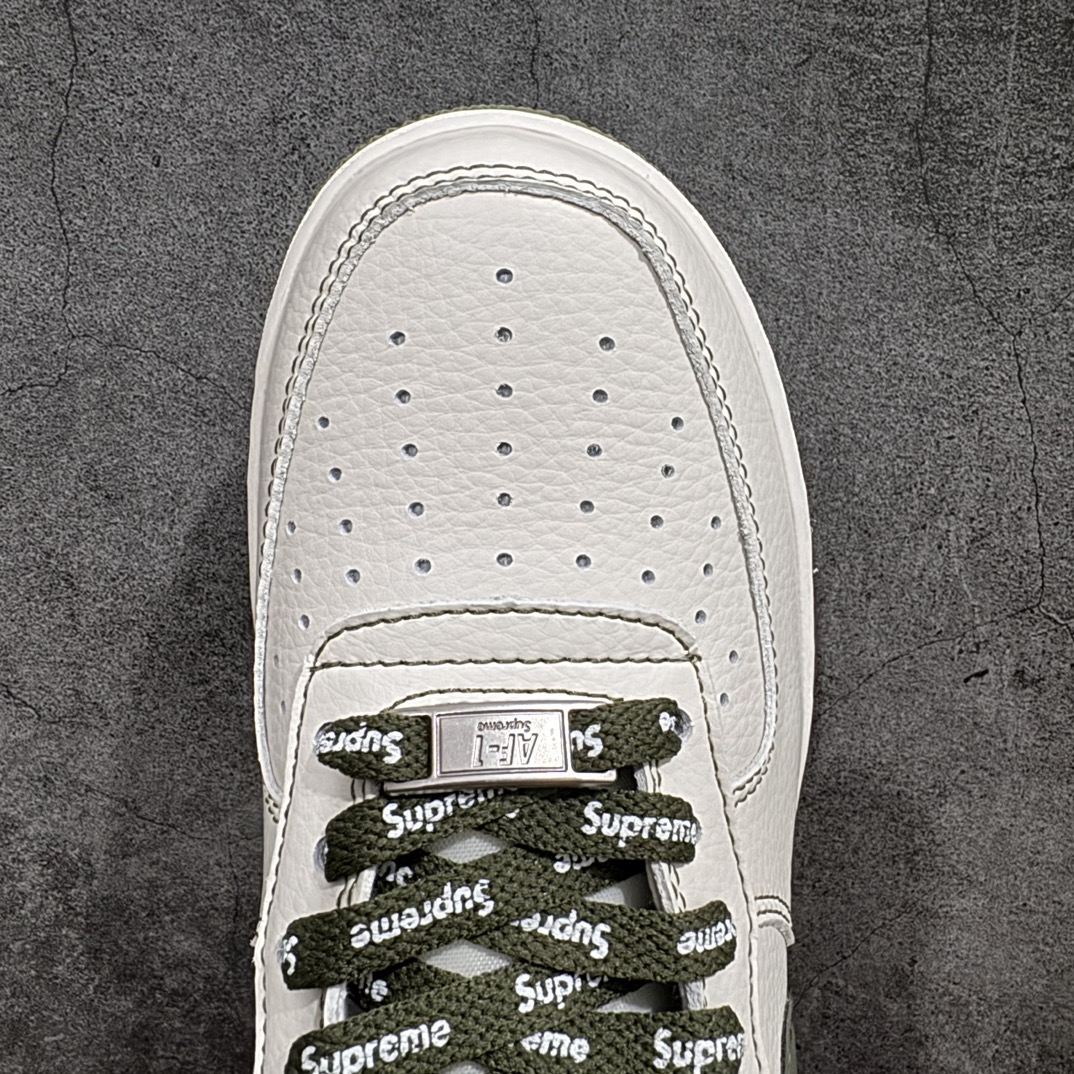 图片[5]-【公司级】Nike Air Force 1 07 Low “米白灰”supreme联名空军一号低帮休闲板鞋 3M反光 定制皮料 原盒原包装 原楦头原纸板 纯正版型 正品NFC感应芯片 内置全掌气垫货号：SU0220-007SIZE：36 36.5 37.5 38 38.5 39 40 40.5 41 42 42.5 43 44 44.5 45 编码：LF250260-鞋库