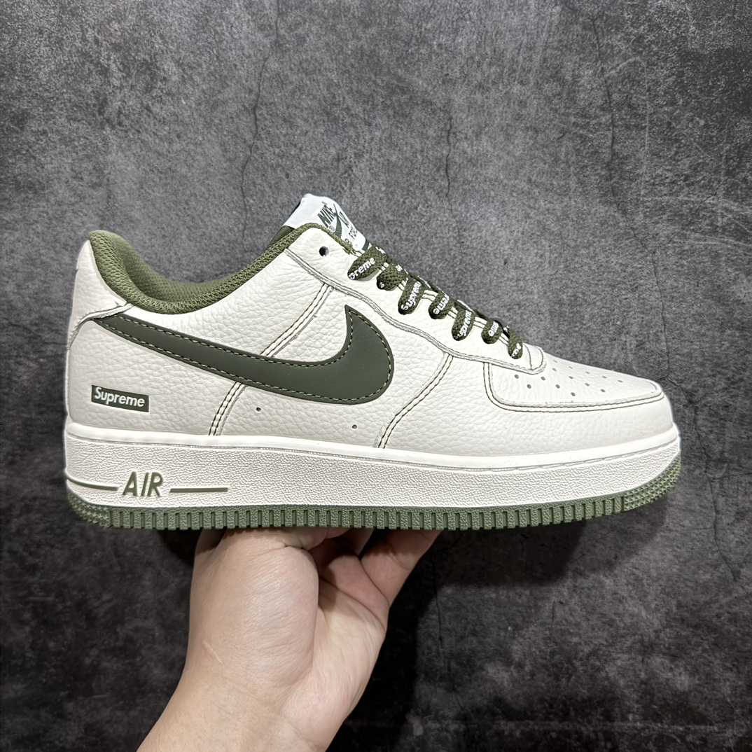 【公司级】Nike Air Force 1 07 Low “米白灰”supreme联名空军一号低帮休闲板鞋 3M反光 定制皮料 原盒原包装 原楦头原纸板 纯正版型 正品NFC感应芯片 内置全掌气垫货号：SU0220-007SIZE：36 36.5 37.5 38 38.5 39 40 40.5 41 42 42.5 43 44 44.5 45 编码：LF250260-鞋库