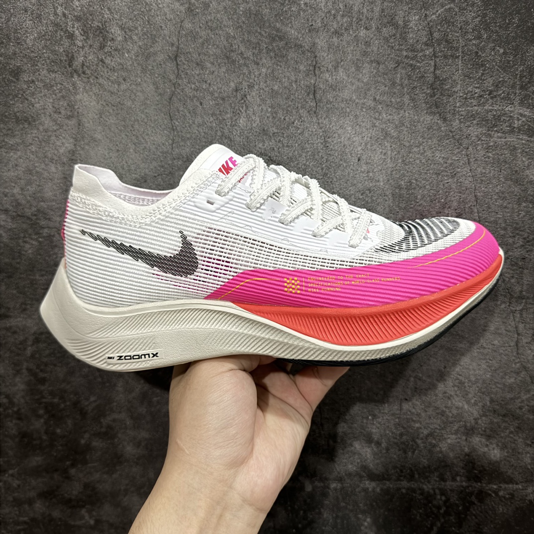 纯原版NikeZoomXVaporflyNext%马拉松跑步鞋真碳版本舒适鞋面采用合成革+织物材质不同肌