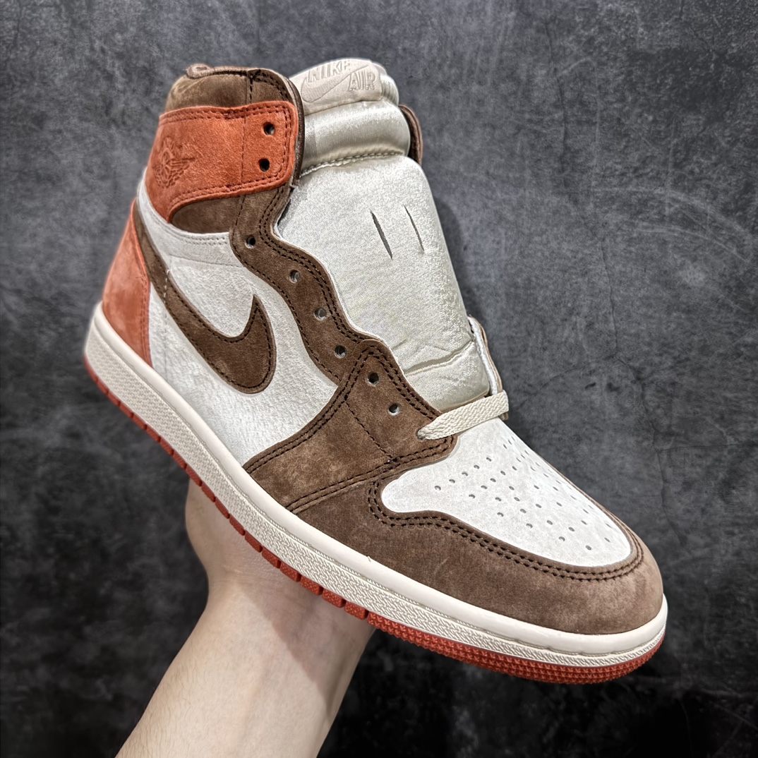 AirJordan1HighOG可可棕同价区间无对手性价比触顶东莞大厂极限压缩利润国内顶级头层皮料订染用