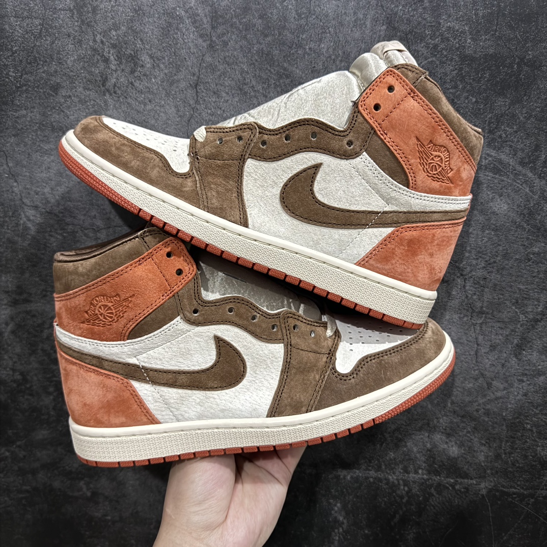 AirJordan1HighOG可可棕同价区间无对手性价比触顶东莞大厂极限压缩利润国内顶级头层皮料订染用