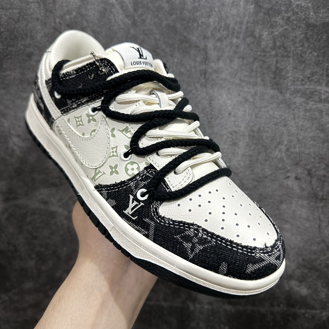 图片[3]-【定制版】Nk SB Dunk Low 联名 周年高端定制 低帮休闲板鞋货号：SJ2068-238n定制鞋盒 大厂纯原品质出货 超高清洁度 皮料切割干净无任何毛边 细节完美  尺码：36 36.5 37.5 38 38.5 39 40 40.5 41 42 42.5 43 44 44.5 45 编码：HXS340360-鞋库