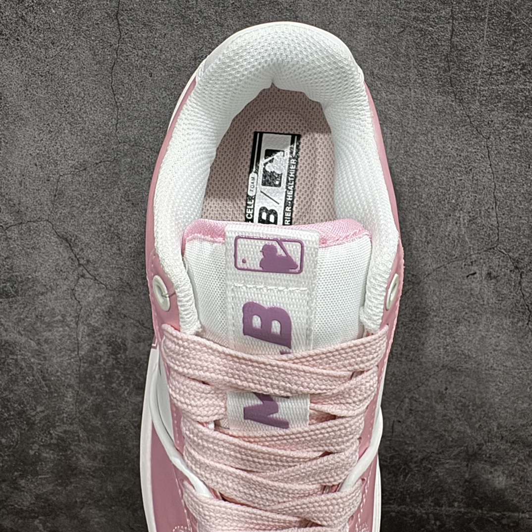 纯原版韩国洋基队NY大标潮流老爹鞋MLB小白鞋市面上唯一顶级纯原版本白粉官网尺码353636.537.5