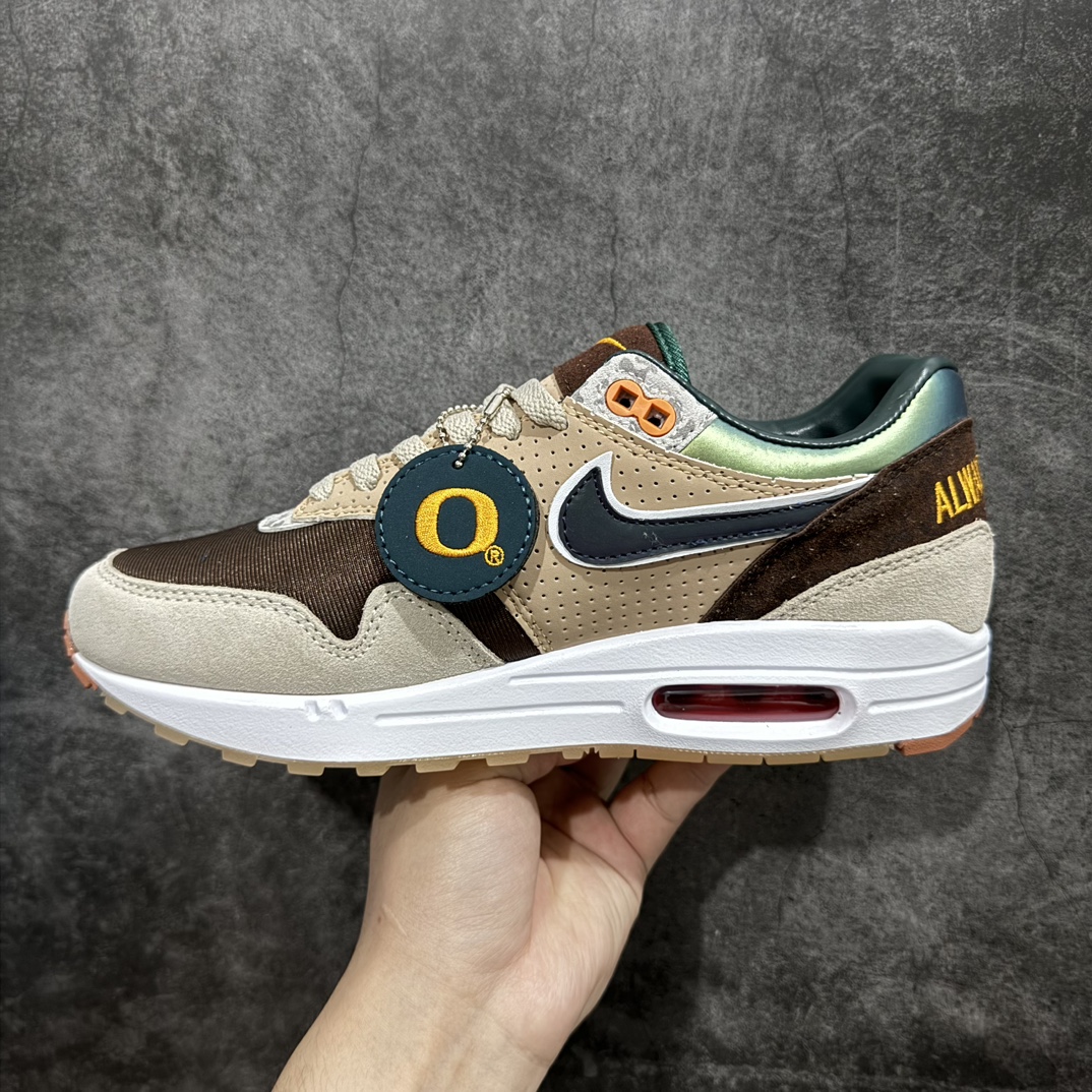 图片[2]-nDivision St.x Nike Air Max 1“University of Oregon 复刻棕褐 纯原版本n复古休闲跑步鞋 官方同步上架n真标原盒 原底原面 正确版型原版开发 精准细节 市面最高版本 官方货号：HQ2640 200n码数：36 36.5 37.5 38 38.5 39 40 40.5 41 42 42.5 43 44 44.5 45 46 47.5 编码：LDS280300-鞋库