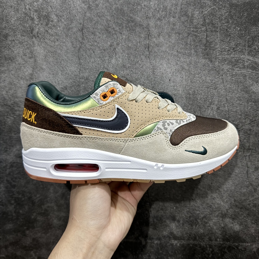 nDivision St.x Nike Air Max 1“University of Oregon 复刻棕褐 纯原版本n复古休闲跑步鞋 官方同步上架n真标原盒 原底原面 正确版型原版开发 精准细节 市面最高版本 官方货号：HQ2640 200n码数：36 36.5 37.5 38 38.5 39 40 40.5 41 42 42.5 43 44 44.5 45 46 47.5 编码：LDS280300-莆田鞋批发中心