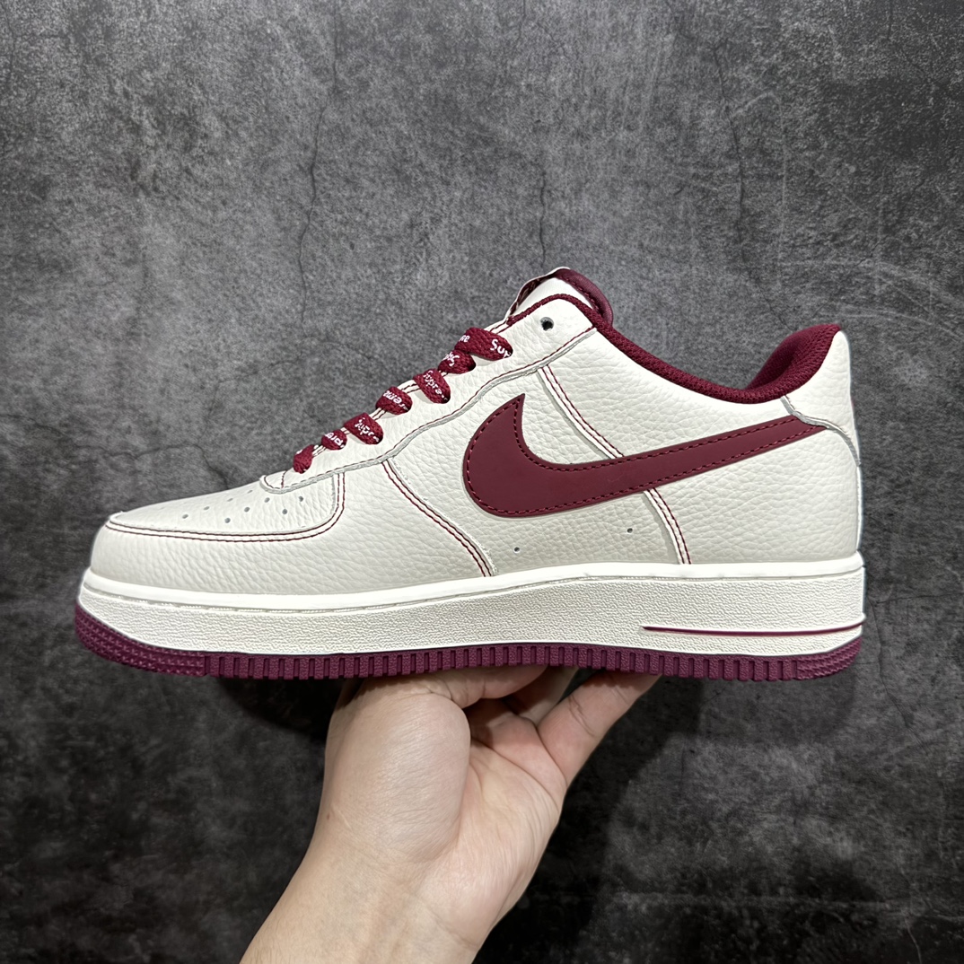 图片[2]-【公司级】Nike Air Force 1 Low 07 x supreme 白酒红n原楦头原纸板 打造纯正低帮空军版型 专注外贸渠道 全掌内置蜂窝气垫原盒配件 原厂中底钢印、拉帮完美官方货号：SU0220 013 Size：36 36.5 37.5 38 38.5 39 40 40.5 41 42 42.5 43 44 44.5 45 编码：HXS250260-鞋库