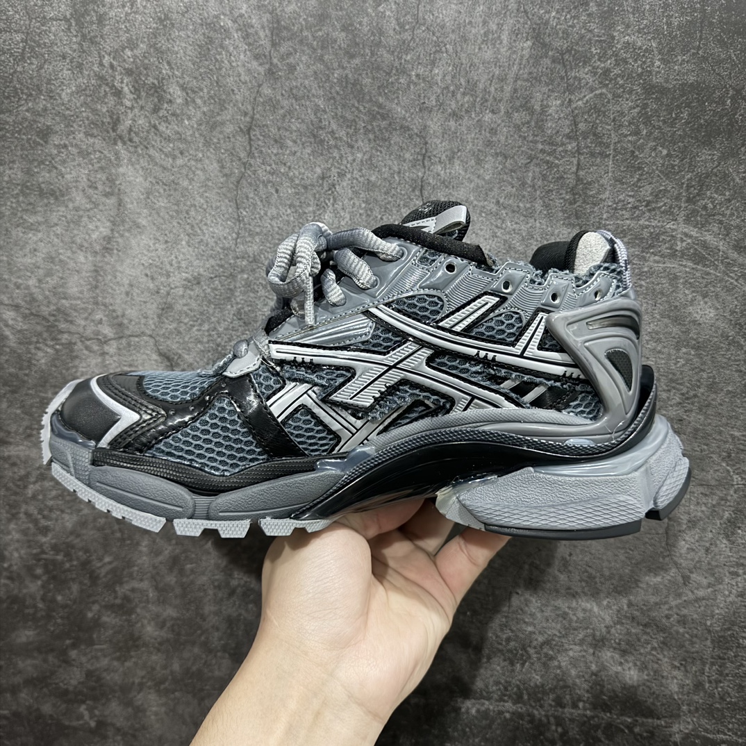 图片[2]-【XA版本】Balenciaga Runer 巴黎世家7代 破坏风 手工做旧款复古老爹鞋 黑灰做旧nn全新版本出货 核心配合工厂优势供应市场最优品质 鞋型细节做旧等都好于市场版本n不但比市场货好 而且比市场货便宜💪🏻n原厂点胶工艺同步原鞋 区别市面所有版本n非市面所有固定TPU，原厂订制胶棒 一切细节高端还原  ，欢迎挑刺💪🏻 尺码：35-46 编码：DF490520-莆田鞋批发中心