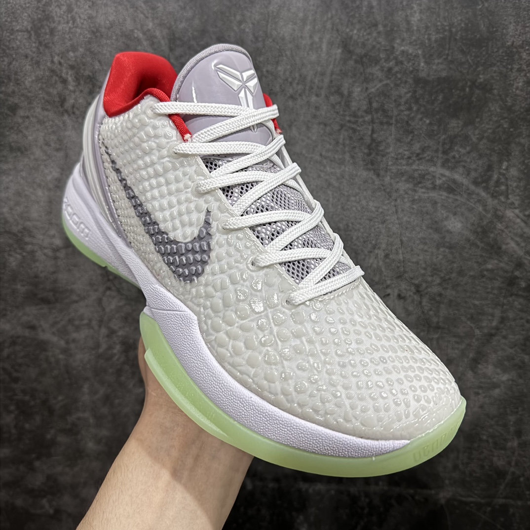 图片[3]-【MX版本】NK Zoom Kobe 6 科比六代 椰子灰 货号：PE2023-103n前后气垫加持 信仰绝不减配市售唯一PROTRO复刻版开发货品全鞋身材料卡色独家定制SWOOSH 蛇鳞 正确珠光效果（内嵌珍珠粉）n独家前掌Zoom Turbo 后掌马蹄Zoom缓震内置全真动态飞线 独家复刻U型缓震垫带独立钢印十年情怀 这里完美落地 致力打造最强ZK系列  尺码：41 42 42.5 43 44 44.5 45 45.5 46 47.5 48.5 49.5 编码：T1520550-鞋库