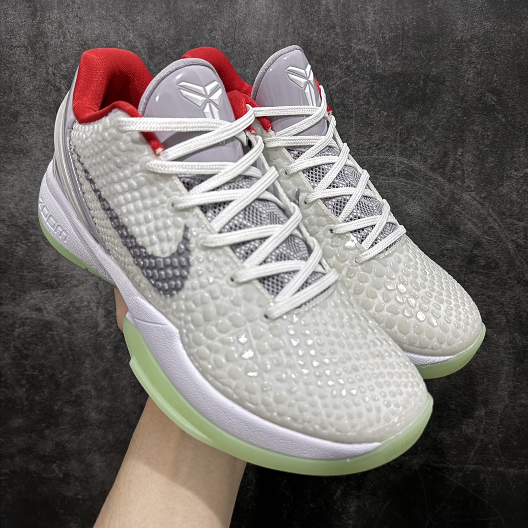 【MX版本】NK Zoom Kobe 6 科比六代 椰子灰 货号：PE2023-103n前后气垫加持 信仰绝不减配市售唯一PROTRO复刻版开发货品全鞋身材料卡色独家定制SWOOSH 蛇鳞 正确珠光效果（内嵌珍珠粉）n独家前掌Zoom Turbo 后掌马蹄Zoom缓震内置全真动态飞线 独家复刻U型缓震垫带独立钢印十年情怀 这里完美落地 致力打造最强ZK系列  尺码：41 42 42.5 43 44 44.5 45 45.5 46 47.5 48.5 49.5 编码：T1520550-鞋库