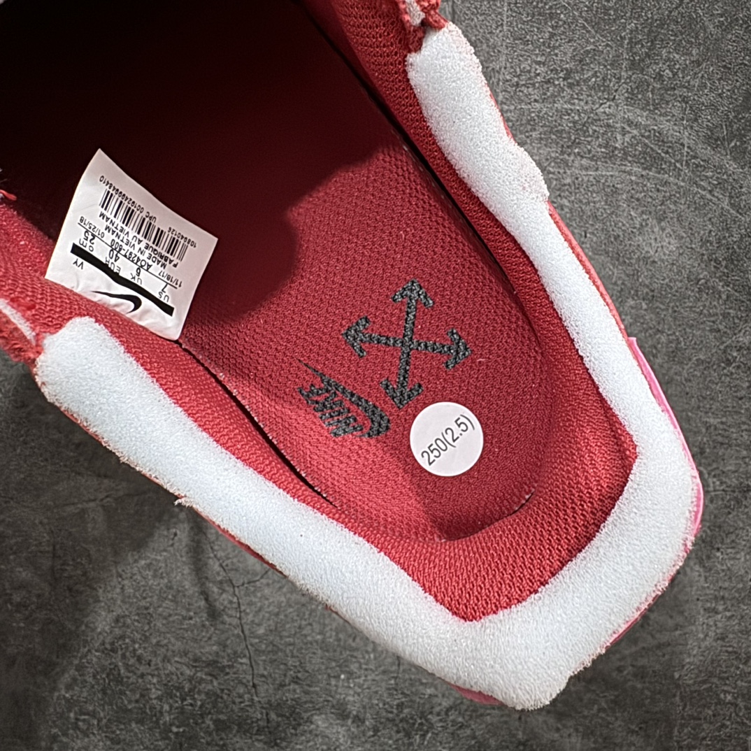 图片[8]-【纯原版】Off-White x NK Air Force 1 \”Red\” 空军一号 OW联名大红色艺术馆 AO4297-600 全套原原楦纸版开发 越南原大装底 重金采购原厂Prime Asia贝利进口皮料 内侧标语字体三段大小 原厂油墨加持 色泽亮度 高频效果一致 全鞋电脑针车 工整有序 视觉效果满分 原厂拉帮手法 标准四线 密度针距针孔大小控制到位 原装反口里网布海绵 正确卡色网眼大小 原厂港宝加持完美还原灵魂版型 原盒原配从里到外百分百还原 内置Sole气垫 中底白色背胶SIZE：40 40.5 41 42 42.5 43 44 44.5 45 46 47.5n-莆田鞋批发中心