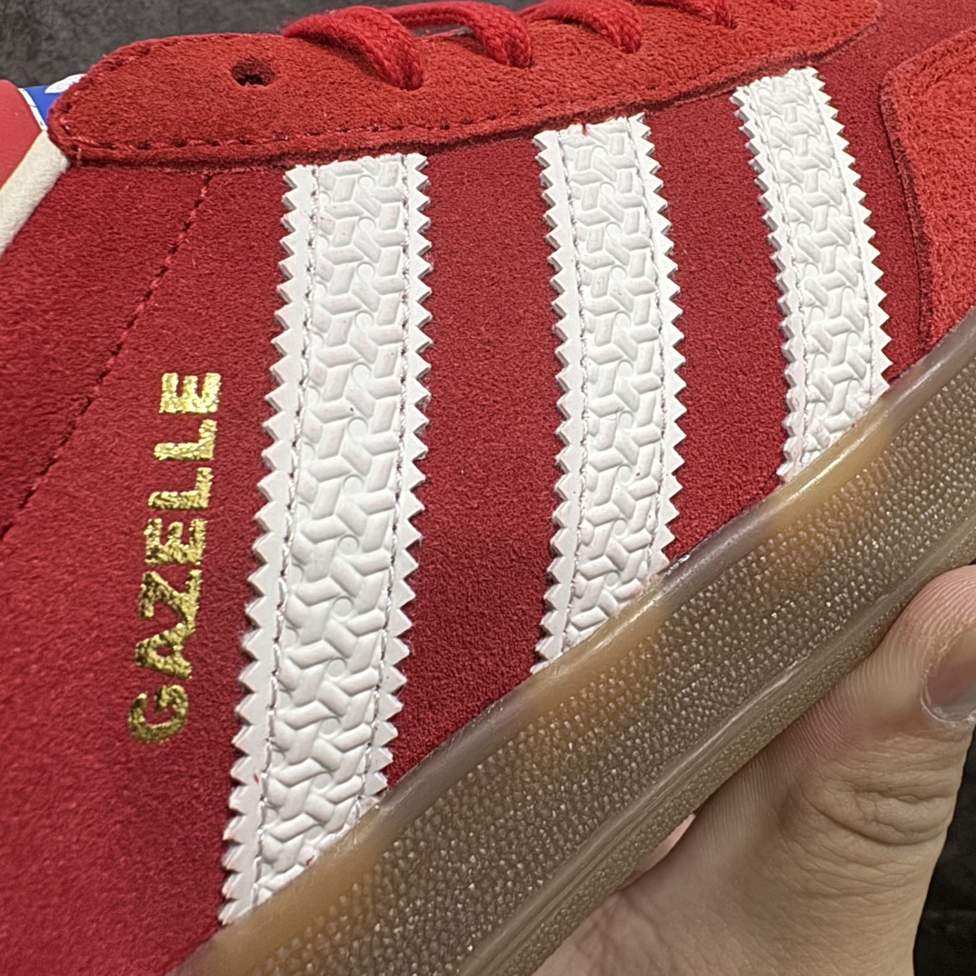 图片[3]-【纯原神版】AD Gazelle Indoor Trainers 红白n 羚羊内训系列低帮复古百搭休闲运动德训风板鞋 IF1808n90年代经典的复刻版！自60年代以足球训练鞋面世以来,Gazelle就以其经典设计席卷全球。1991年版本的复刻,再造经典Gazelle。采用皮革打造,搭配浊色细节,让这款经典更加简约。 尺码：36 36⅔ 37⅓ 38 38⅔ 39⅓ 40 40⅔ 41⅓ 42 42⅔ 43⅓ 44 45 编码：DZ230250-鞋库