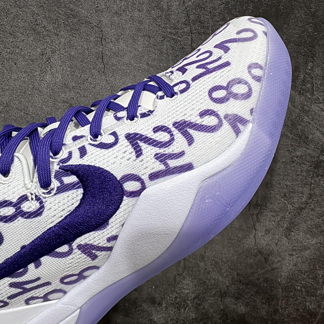 图片[6]-【S2版】Nike Kobe 8 Protro \”Court Purple\”n白紫配色 S2纯原生产线 科比八代#React科技鞋垫加持 实战配置直接拉满n#原楦纸板开发 鞋身流线型、后跟塑形，区分土肥圆n#原厂针织鞋面一针一线匹配原版n#全身鞋材卡料色独家定制 唯一万针立体刺绣SWOOSH#真实底模最大48.5  实战利器 专供海外市场 Size：40 40.5 41 42 42.5 43 44 44.5 45 46 47.5 48.5n（脚宽、脚胖 建议买大半码） 编码：OG340360-鞋库