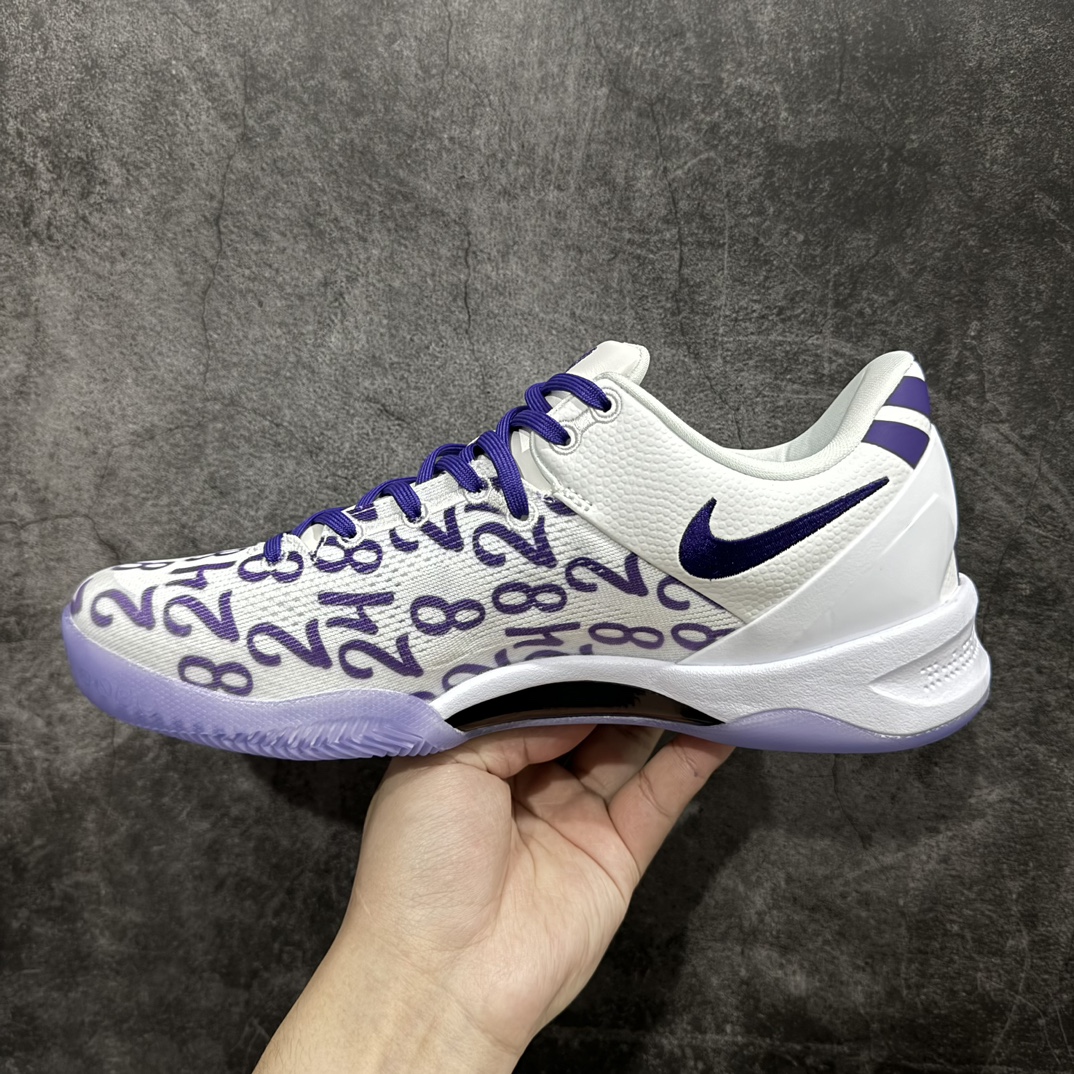 图片[2]-【S2版】Nike Kobe 8 Protro \”Court Purple\”n白紫配色 S2纯原生产线 科比八代#React科技鞋垫加持 实战配置直接拉满n#原楦纸板开发 鞋身流线型、后跟塑形，区分土肥圆n#原厂针织鞋面一针一线匹配原版n#全身鞋材卡料色独家定制 唯一万针立体刺绣SWOOSH#真实底模最大48.5  实战利器 专供海外市场 Size：40 40.5 41 42 42.5 43 44 44.5 45 46 47.5 48.5n（脚宽、脚胖 建议买大半码） 编码：OG340360-鞋库