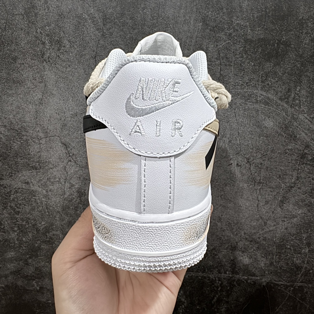 图片[4]-【公司级】Nike Air Force 1 Low 07 手绘 美拉德 断裂三钩 棕白黑n原楦头原纸板 打造纯正低帮空军版型 专注外贸渠道 全掌内置蜂窝气垫原盒配件 原厂中底钢印、拉帮完美官方货号：ZH0316 013 Size：36 36.5 37.5 38 38.5 39 40 40.5 41 42 42.5 43 44 44.5 45 编码：HXS310320-鞋库