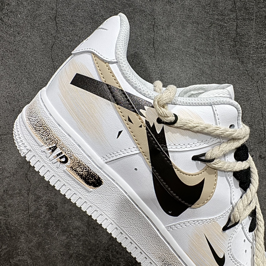 图片[7]-【公司级】Nike Air Force 1 Low 07 手绘 美拉德 断裂三钩 棕白黑n原楦头原纸板 打造纯正低帮空军版型 专注外贸渠道 全掌内置蜂窝气垫原盒配件 原厂中底钢印、拉帮完美官方货号：ZH0316 013 Size：36 36.5 37.5 38 38.5 39 40 40.5 41 42 42.5 43 44 44.5 45 编码：HXS310320-莆田鞋批发中心