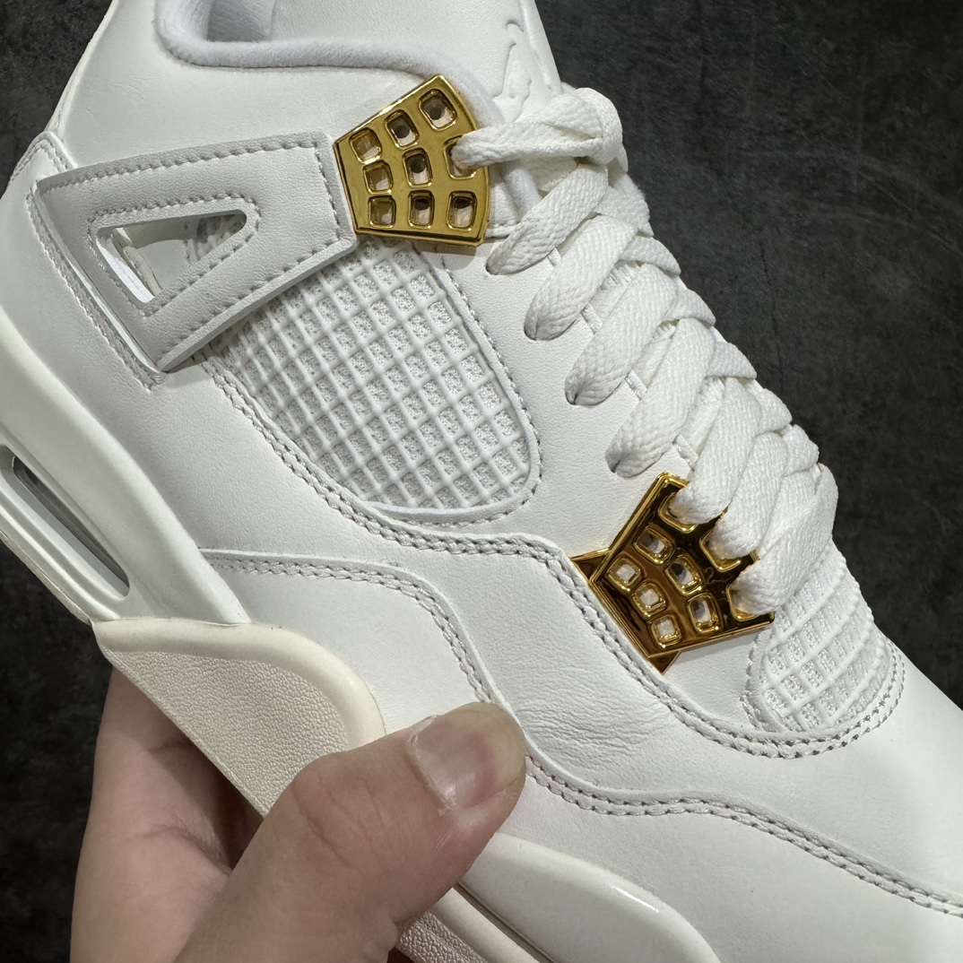 AirJordan4“MetallicGold”AJ4米白金扣金属白AQ9129-170圈内最强四代独家