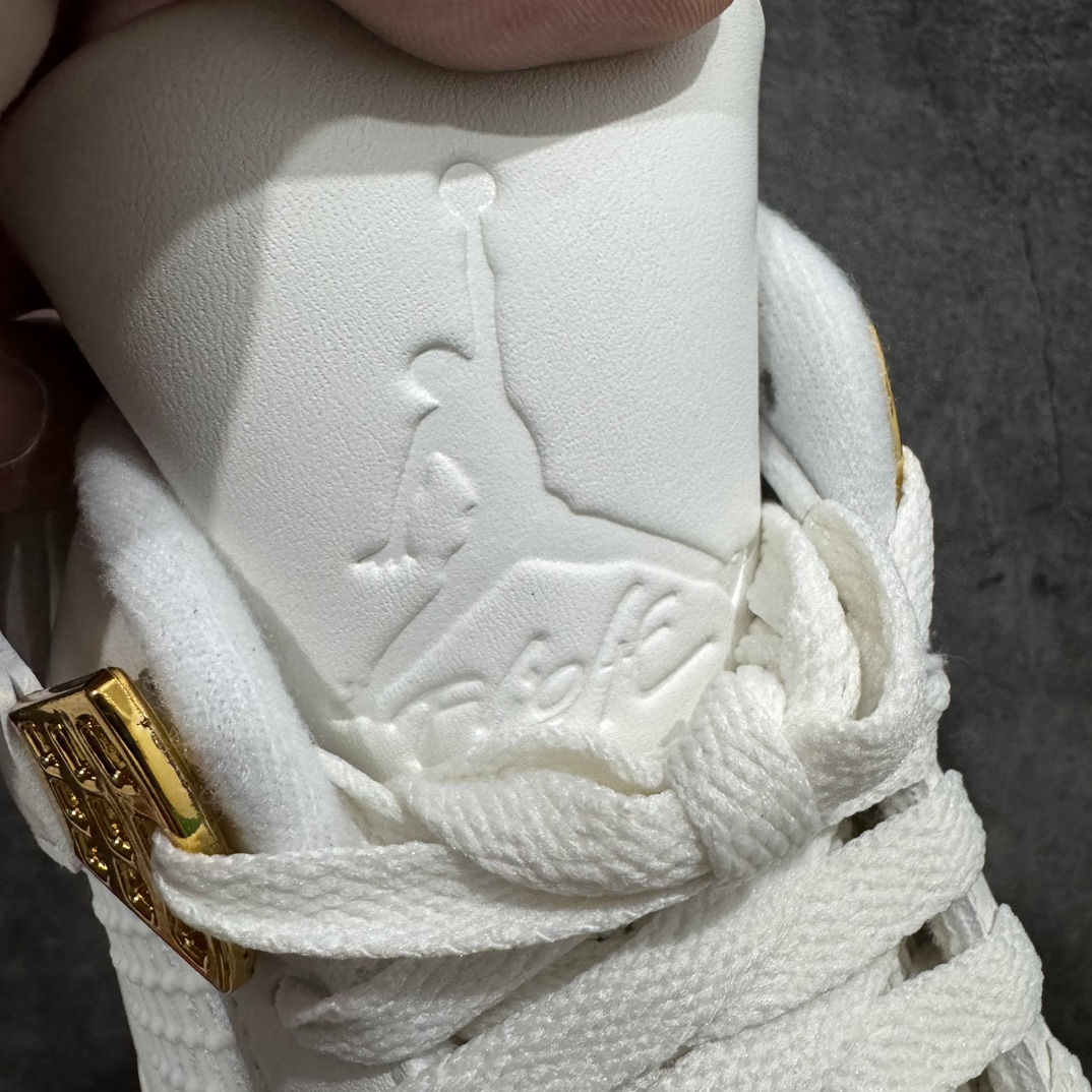 AirJordan4“MetallicGold”AJ4米白金扣金属白AQ9129-170圈内最强四代独家