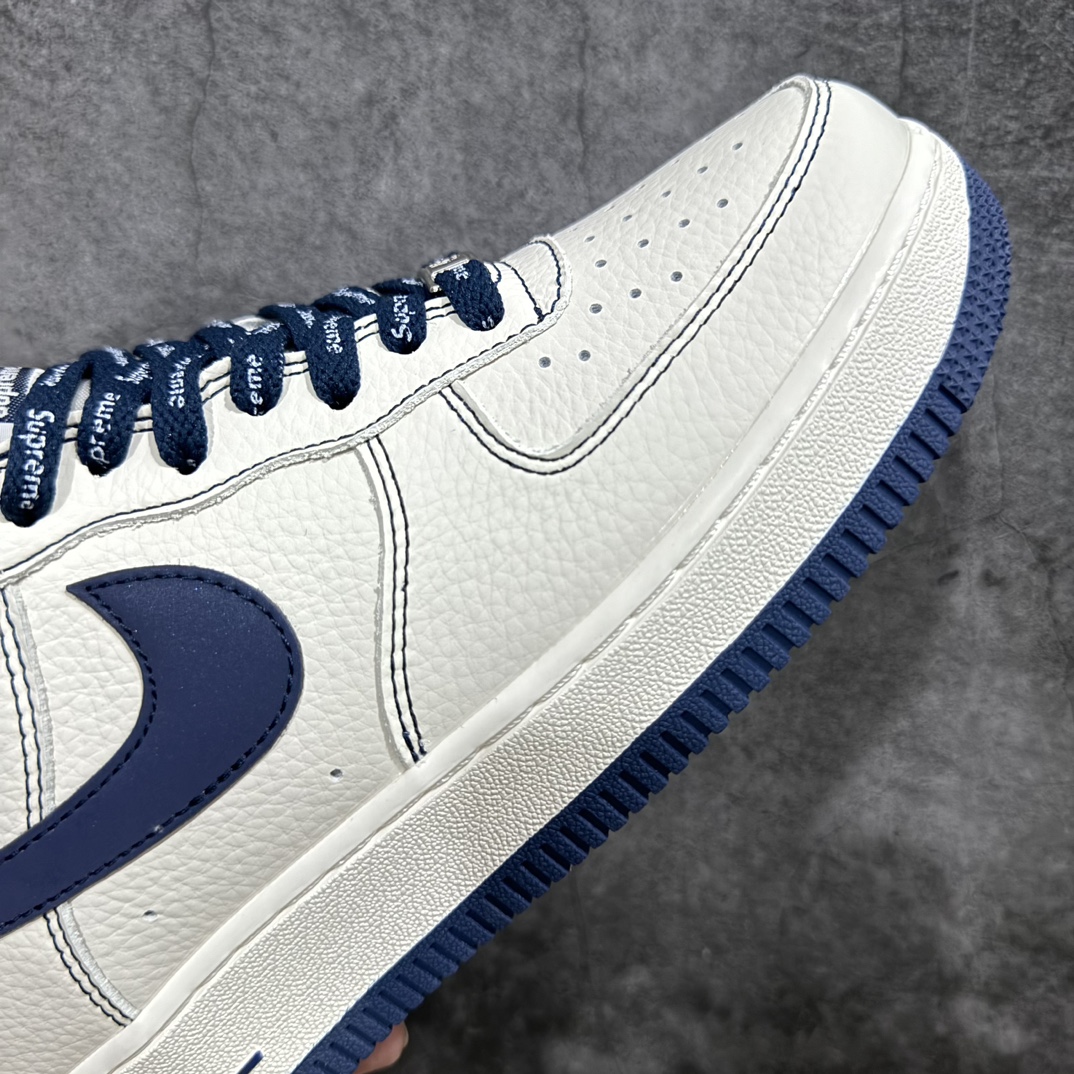 图片[6]-【公司级】Supreme x Nk Air Force 1\’07 Low 深蓝 联名款 空军一号低帮休闲板鞋 SU0220-005n#3M反光 定制皮料 原盒原包装 原楦头原纸板 纯正版型 正品NFC感应芯片 内置全掌气垫 尺码：36 36.5 37.5 38 38.5 39 40 40.5 41 42 42.5 43 44 44.5 45  编码：HXS250260-鞋库