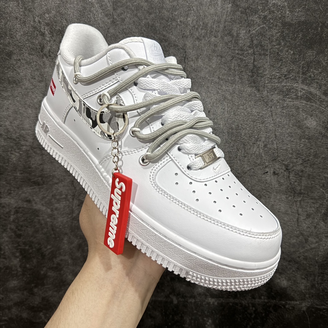 图片[3]-【公司级】Supreme x Nk Air Force 1\’07 Low \”box logo\” 迷彩印花 空军一号低帮休闲板鞋 UP1658-595n#采用全粒面皮革鞋面，带透气孔皮革鞋头面扳、联合品牌LOGO鞋垫，鞋跟带有凹陷印花标志。彰显品牌的独特魅力，给整体鞋款增添了层次感与时尚元素!! 尺码：36 36.5 37.5 38 38.5 39 40 40.5 41 42 42.5 43 44 44.5 45  编码：HDS310320-莆田鞋批发中心