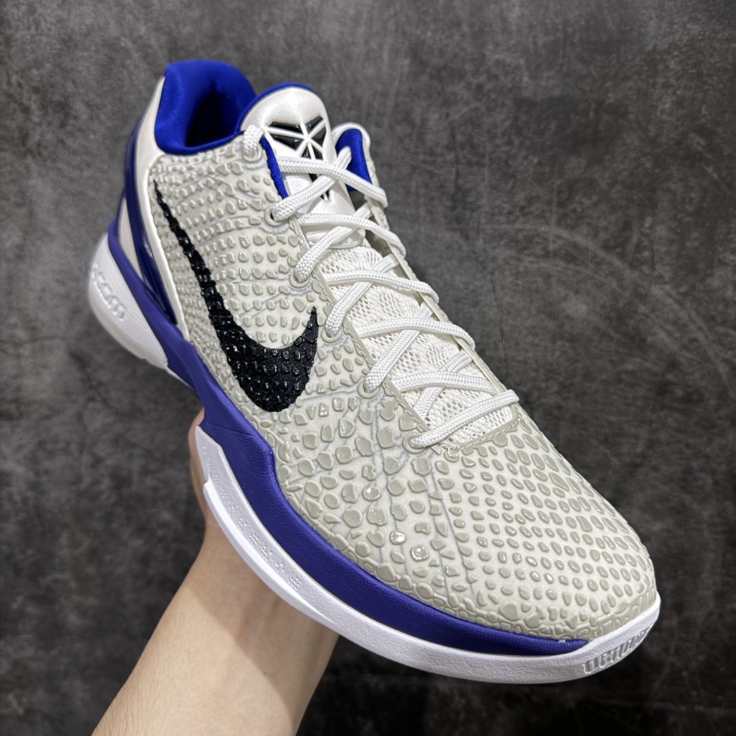 图片[3]-【S2纯原】NK Zoom Kobe 6 Protro 科比六代 白紫 429659-100n原楦纸板开发 鞋身流线型、后跟塑形 区分土肥圆 Zoom Turbo气垫 后掌EVA缓震 实战配置直接拉满 原档数据3D打印 鞋面蛇鳞一颗一粒匹配原版 全身鞋材卡料色独家定制 唯一正确喷漆SWOOSH NK专利Flyknit飞线科技 给予鞋身足够抗扭矩力 真实底模最大47.5  实战利器 专供海外市场Size：40 40.5 41 42 42.5 43 44 44.5 45 46 47.5 48.5 编码：OG440460n-鞋库