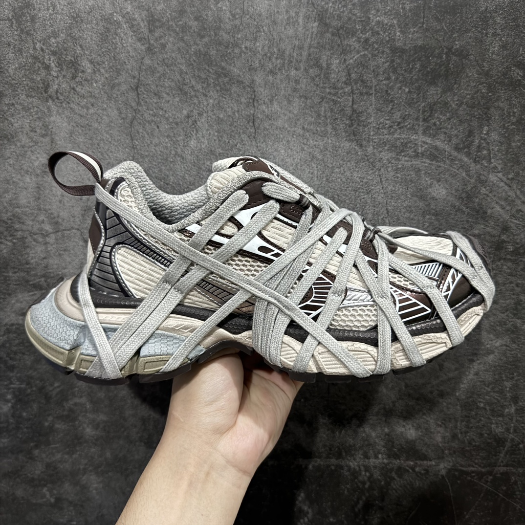 【I8纯原版本】n巴黎世家 户外概念鞋Balenciaga Sneaker Tess 十代B款 绑带n独家纯原版本 细节精准对位官方 私模组合大底n原装大盒 从里到外 一切百分百还原官方配置 顶级专供外贸 碾压市面一切真标版本Size：35 36 37 38 39 40 41 42 43 44 46 编码：T1440470-鞋库