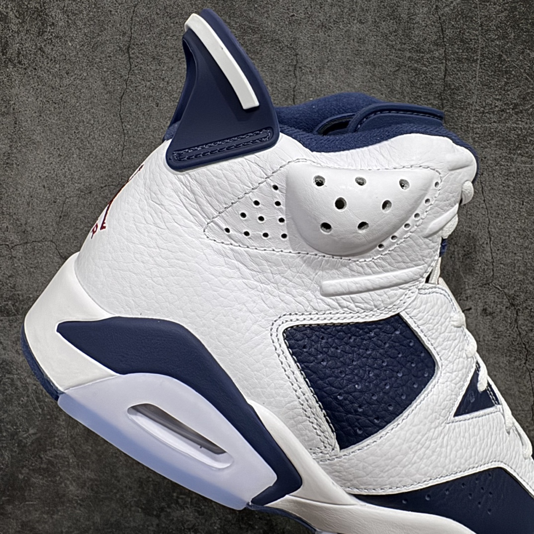 图片[7]-【外贸头层版本】Air Jordan 6 Retro\”Olympic\”乔丹AJ6代奥林匹克深蓝白 货号：CT8529-164nn白蓝2024版 纯原大厂出品 极力推荐n材料做工绝不含糊 细节华丽展示打造完美鞋型 纸板中底 钢印完美版型 公司货既视感皮料自行品鉴  最大开发到47.5 专供鬼佬区别市面各种\”伪纯原\”  尺码：40 40.5 41 42 42.5 43 44 44.5 45 46 47.5 编码：777420450-鞋库