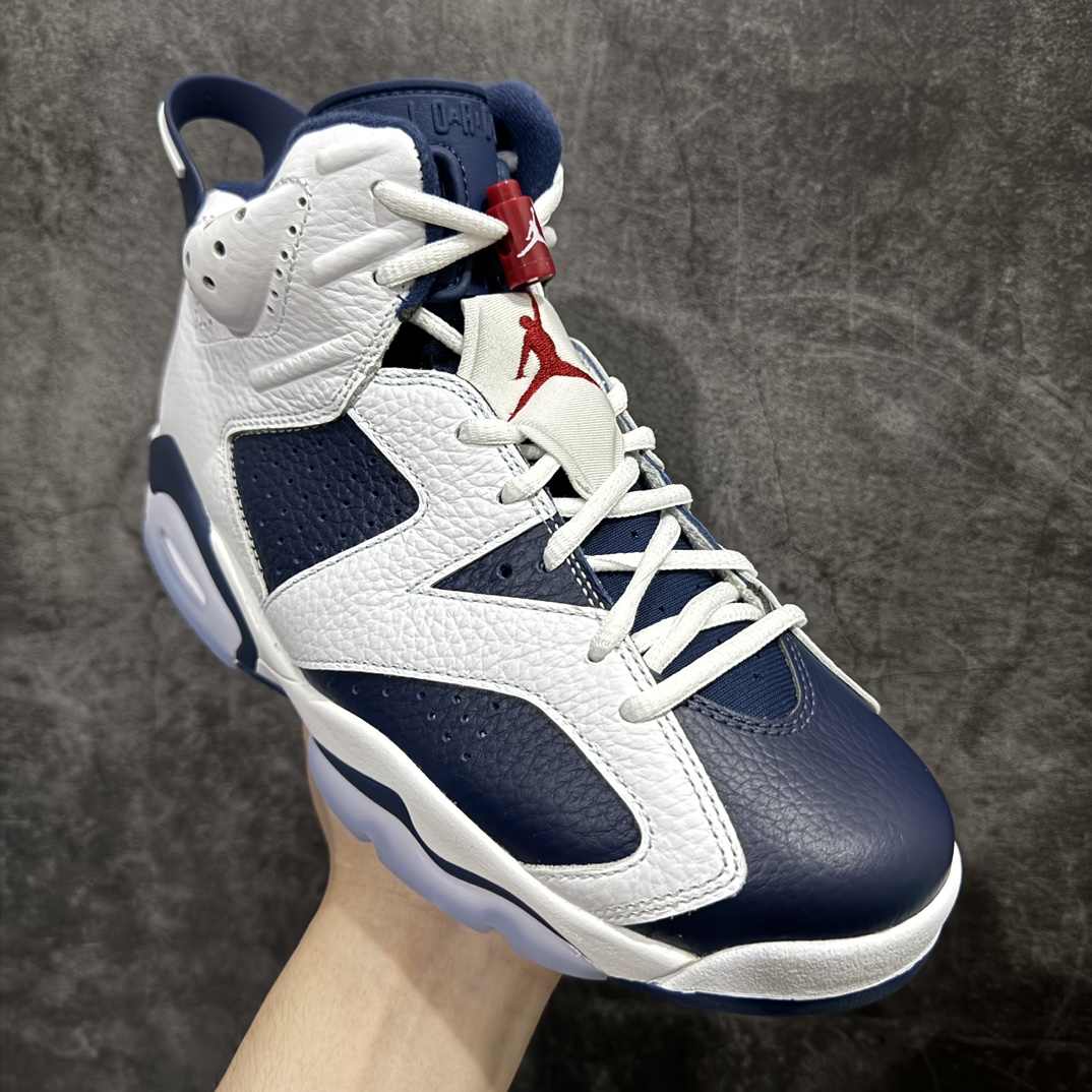 图片[3]-【外贸头层版本】Air Jordan 6 Retro\”Olympic\”乔丹AJ6代奥林匹克深蓝白 货号：CT8529-164nn白蓝2024版 纯原大厂出品 极力推荐n材料做工绝不含糊 细节华丽展示打造完美鞋型 纸板中底 钢印完美版型 公司货既视感皮料自行品鉴  最大开发到47.5 专供鬼佬区别市面各种\”伪纯原\”  尺码：40 40.5 41 42 42.5 43 44 44.5 45 46 47.5 编码：777420450-鞋库