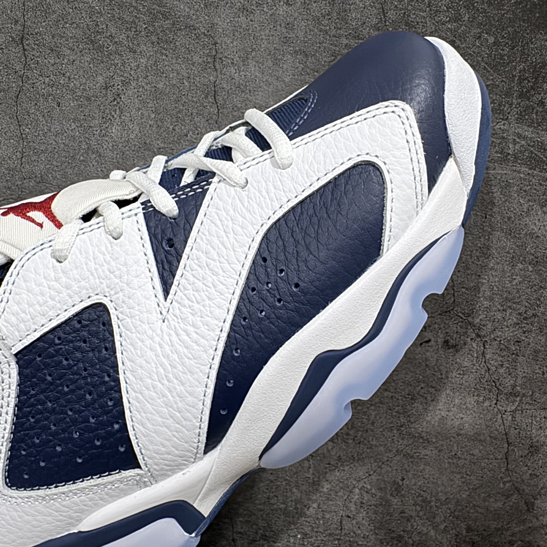 图片[6]-【外贸头层版本】Air Jordan 6 Retro\”Olympic\”乔丹AJ6代奥林匹克深蓝白 货号：CT8529-164nn白蓝2024版 纯原大厂出品 极力推荐n材料做工绝不含糊 细节华丽展示打造完美鞋型 纸板中底 钢印完美版型 公司货既视感皮料自行品鉴  最大开发到47.5 专供鬼佬区别市面各种\”伪纯原\”  尺码：40 40.5 41 42 42.5 43 44 44.5 45 46 47.5 编码：777420450-鞋库