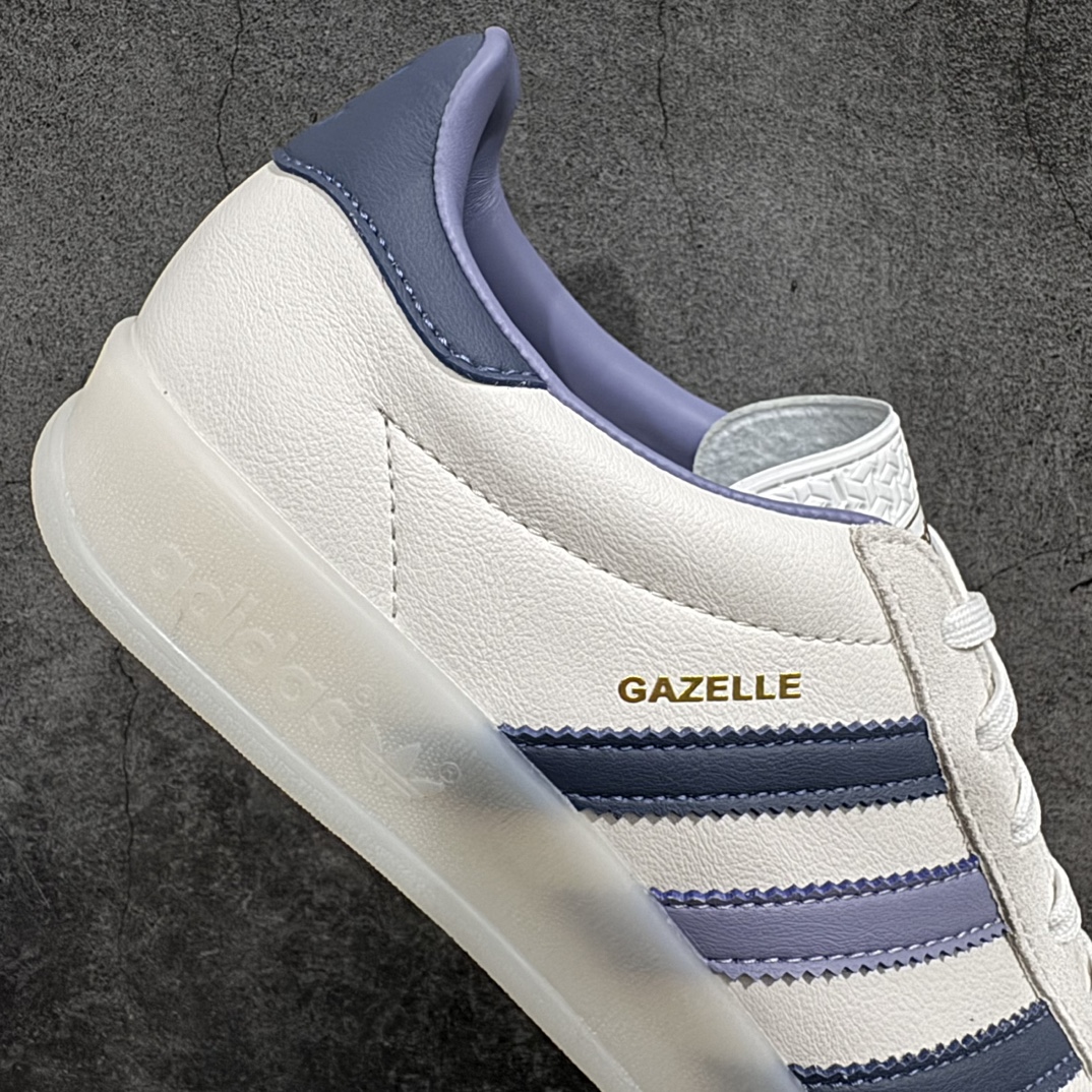 图片[7]-【纯原VT版】AD Gazelle Indoor Trainers 白蓝n 羚羊内训系列低帮复古百搭休闲运动德训风板鞋 IG1643nn目前市场最优品质顶级皮料鞋型做工 区别市场版本n90年代经典的复刻版！自60年代以足球训练鞋面世以来,Gazelle就以其经典设计席卷全球。1991年版本的复刻,再造经典Gazelle。采用皮革打造,搭配浊色细节,让这款经典更加简约。 尺码：36 36⅔ 37⅓ 38 38⅔ 39⅓ 40 40⅔ 41⅓ 42 42⅔ 43⅓ 44 45 编码：ZX240260-鞋库