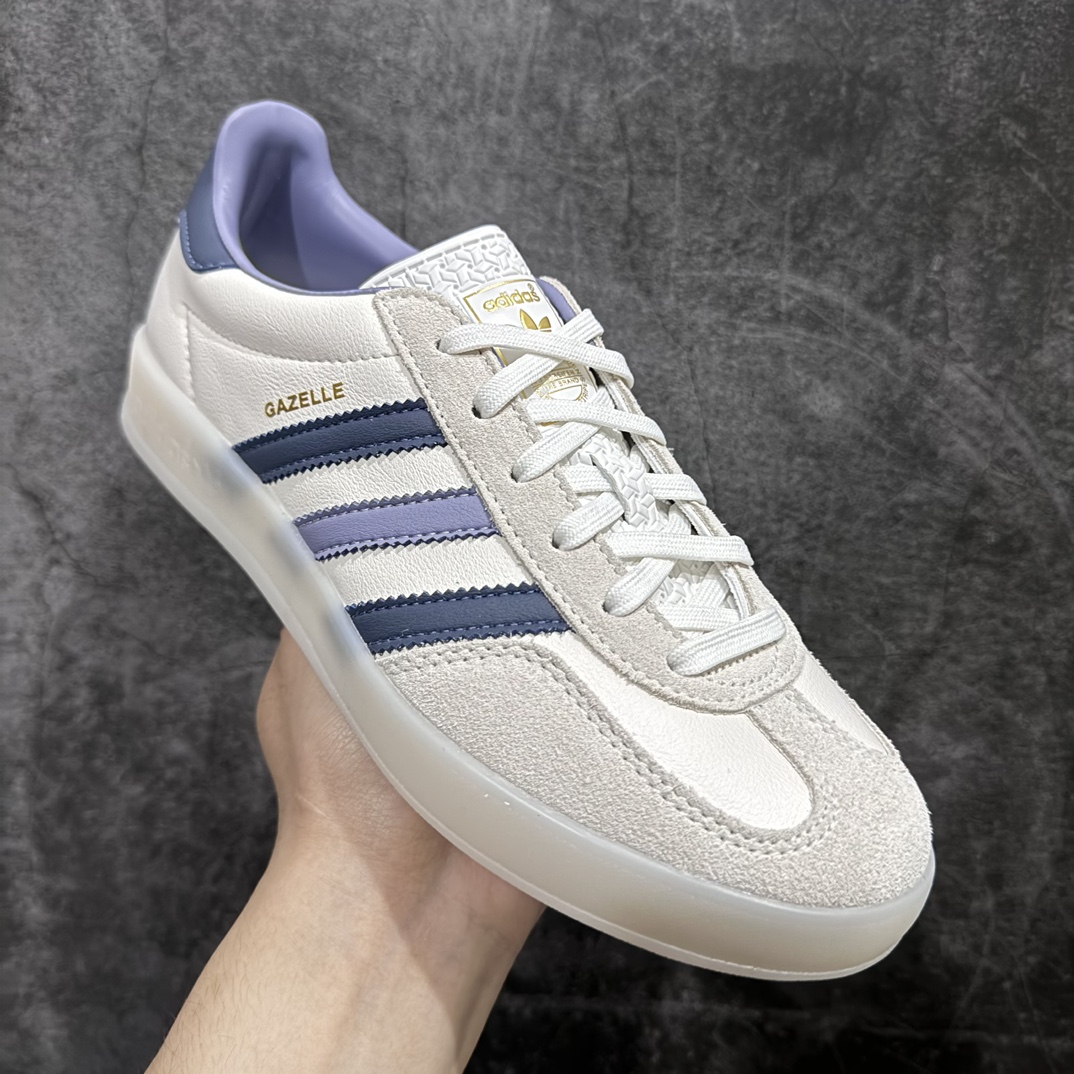 图片[3]-【纯原VT版】AD Gazelle Indoor Trainers 白蓝n 羚羊内训系列低帮复古百搭休闲运动德训风板鞋 IG1643nn目前市场最优品质顶级皮料鞋型做工 区别市场版本n90年代经典的复刻版！自60年代以足球训练鞋面世以来,Gazelle就以其经典设计席卷全球。1991年版本的复刻,再造经典Gazelle。采用皮革打造,搭配浊色细节,让这款经典更加简约。 尺码：36 36⅔ 37⅓ 38 38⅔ 39⅓ 40 40⅔ 41⅓ 42 42⅔ 43⅓ 44 45 编码：ZX240260-鞋库