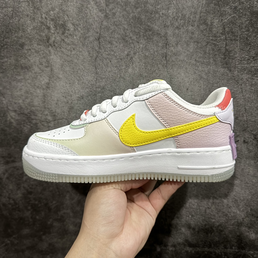 图片[2]-【公司级】Nike Air Force 1 Low 07 Shadow 马卡龙 彩色拼接3D打印n原楦头原纸板 打造纯正低帮空军版型 专注外贸渠道 全掌内置蜂窝气垫原盒配件 原厂中底钢印、拉帮完美官方货号：CW2630 141 Size：35.5 36 36.5 37.5 38 38.5 39 40 编码：LF250260-鞋库