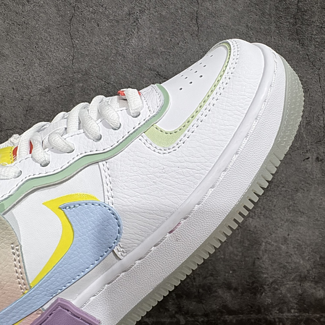 图片[6]-【公司级】Nike Air Force 1 Low 07 Shadow 马卡龙 彩色拼接3D打印n原楦头原纸板 打造纯正低帮空军版型 专注外贸渠道 全掌内置蜂窝气垫原盒配件 原厂中底钢印、拉帮完美官方货号：CW2630 141 Size：35.5 36 36.5 37.5 38 38.5 39 40 编码：LF250260-鞋库