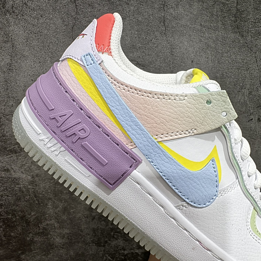 图片[7]-【公司级】Nike Air Force 1 Low 07 Shadow 马卡龙 彩色拼接3D打印n原楦头原纸板 打造纯正低帮空军版型 专注外贸渠道 全掌内置蜂窝气垫原盒配件 原厂中底钢印、拉帮完美官方货号：CW2630 141 Size：35.5 36 36.5 37.5 38 38.5 39 40 编码：LF250260-鞋库