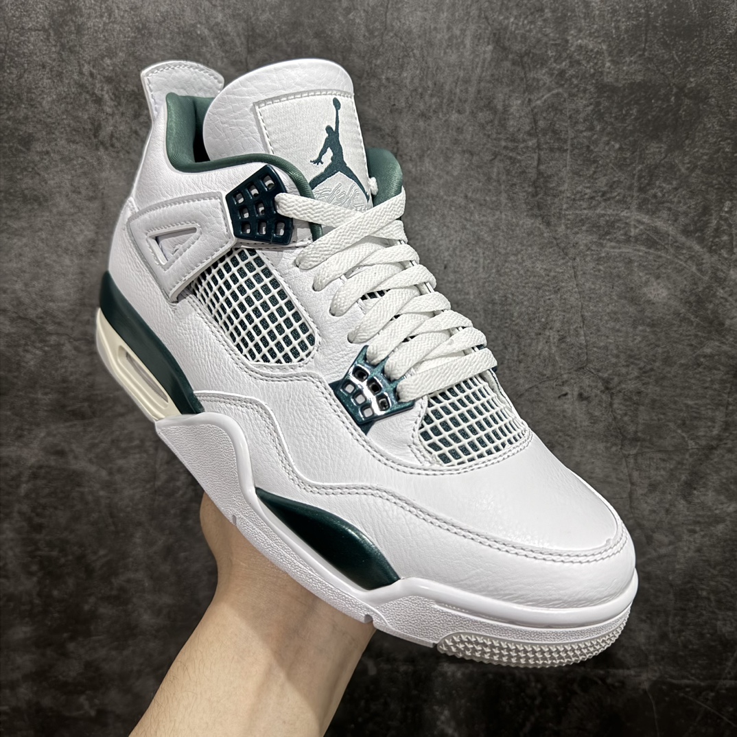 图片[3]-【巅峰版】Air Jordan AJ4 Retro 氧化白绿 FQ8138-103n原纸板楦头开发 定制优质皮料完美鞋型匹配公司货 正确TPU鞋舌锁扣最新原厂底模 大底卡色咬花完美 鞋柜必备鞋款 终端现货供应  尺码：36 36.5 37.5 38 38.5 39 40 40.5 41 42 42.5 43 44 44.5 45 46 47.5 编码：T1470490-莆田鞋批发中心