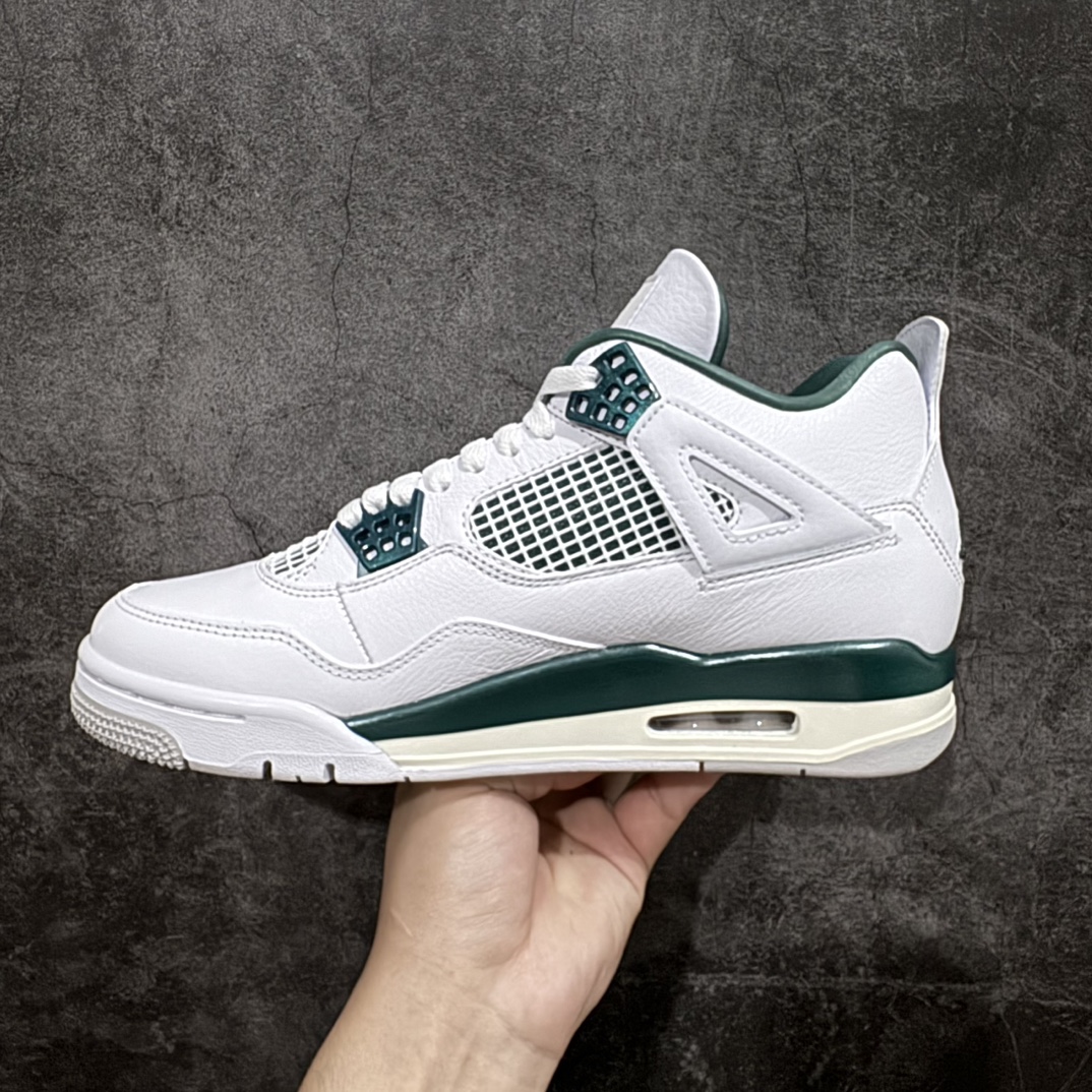 图片[2]-【巅峰版】Air Jordan AJ4 Retro 氧化白绿 FQ8138-103n原纸板楦头开发 定制优质皮料完美鞋型匹配公司货 正确TPU鞋舌锁扣最新原厂底模 大底卡色咬花完美 鞋柜必备鞋款 终端现货供应  尺码：36 36.5 37.5 38 38.5 39 40 40.5 41 42 42.5 43 44 44.5 45 46 47.5 编码：T1470490-鞋库