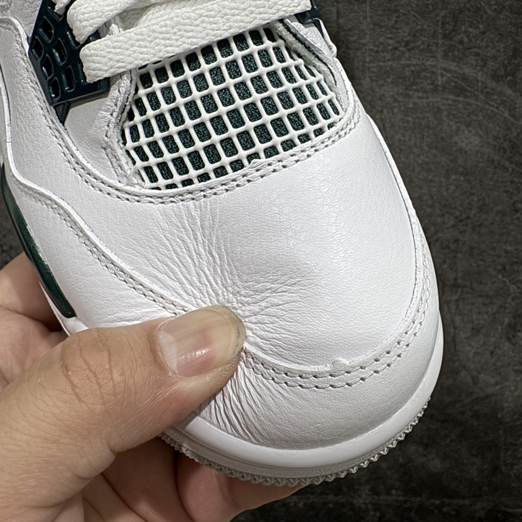 图片[4]-【巅峰版】Air Jordan AJ4 Retro 氧化白绿 FQ8138-103n原纸板楦头开发 定制优质皮料完美鞋型匹配公司货 正确TPU鞋舌锁扣最新原厂底模 大底卡色咬花完美 鞋柜必备鞋款 终端现货供应  尺码：36 36.5 37.5 38 38.5 39 40 40.5 41 42 42.5 43 44 44.5 45 46 47.5 编码：T1470490-莆田鞋批发中心