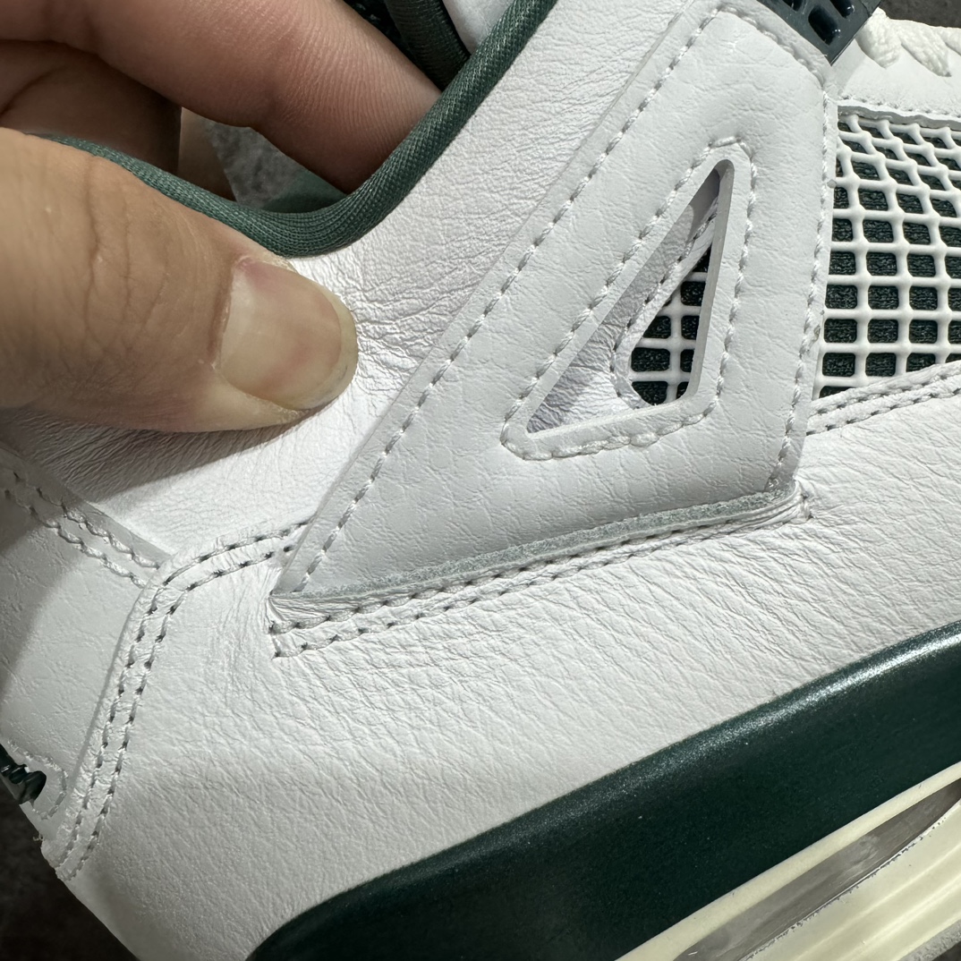 图片[2]-【巅峰版】Air Jordan AJ4 Retro 氧化白绿 FQ8138-103n原纸板楦头开发 定制优质皮料完美鞋型匹配公司货 正确TPU鞋舌锁扣最新原厂底模 大底卡色咬花完美 鞋柜必备鞋款 终端现货供应  尺码：36 36.5 37.5 38 38.5 39 40 40.5 41 42 42.5 43 44 44.5 45 46 47.5 编码：T1470490-莆田鞋批发中心