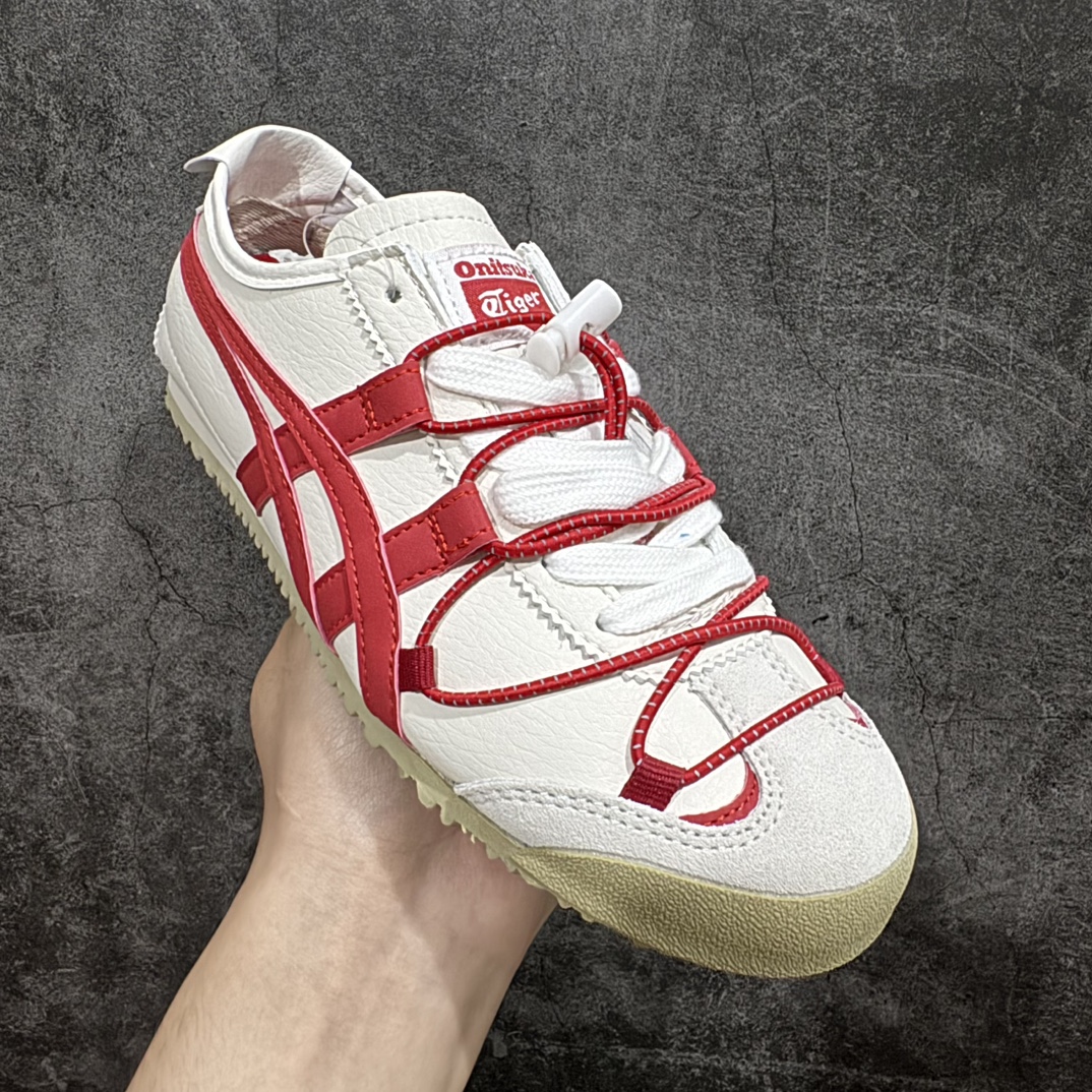 图片[3]-【神版】Onitsuka Tiger鬼塚虎MEXICO 66龙年限定 鞋后跟加入了中国风元素龙吟虎啸 圆头舒适减震耐磨低帮跑步鞋码数：36 37 37.5 38 39 39.5 40 40.5 编码：DZ220240-鞋库